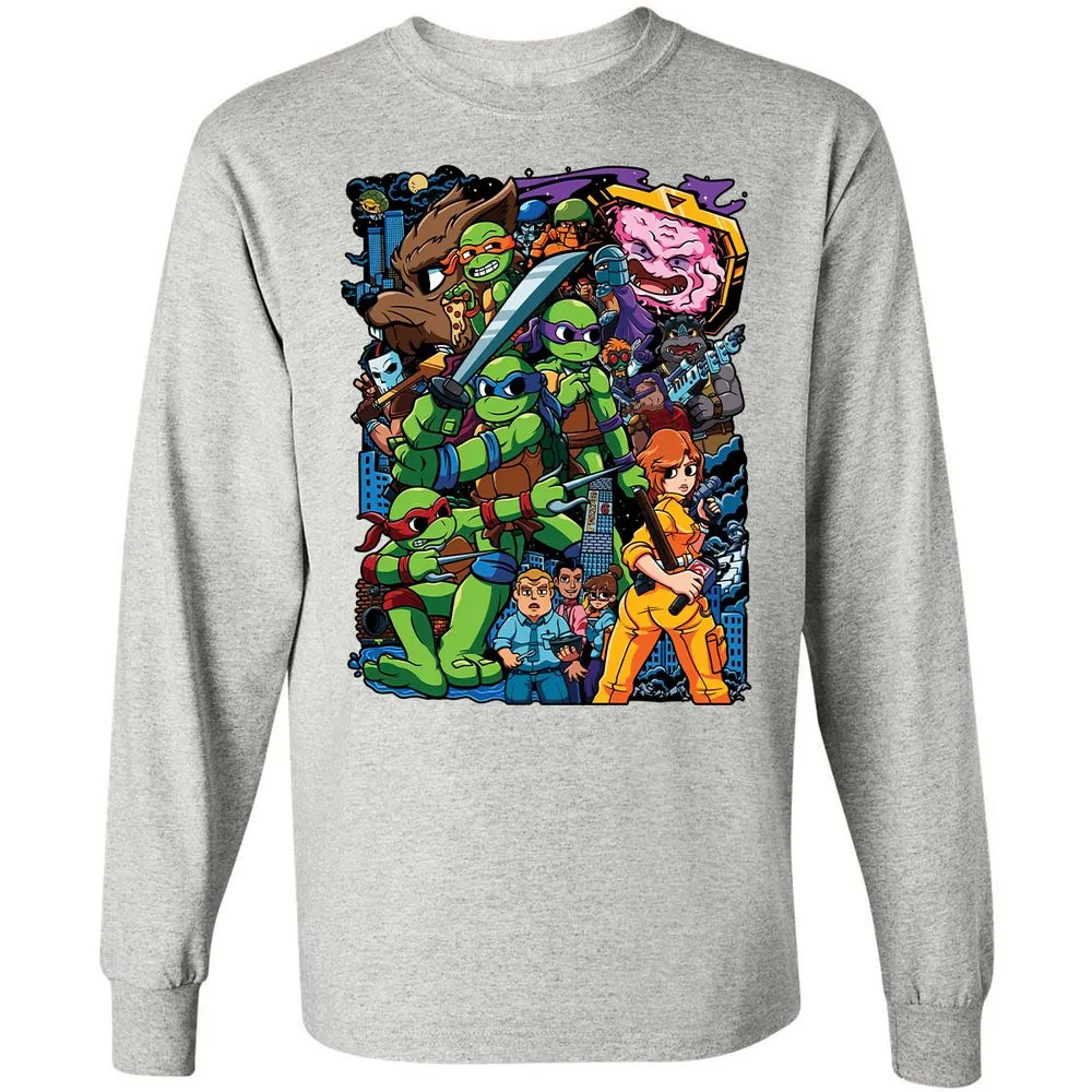 Long Sleeve T-Shirt - 213VCH8N - Ash - 7