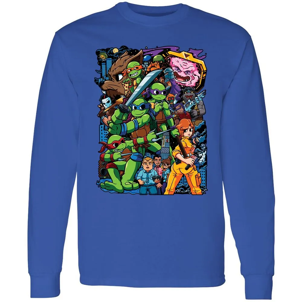 Long Sleeve T-Shirt - 213VCH8N - Royal - 8