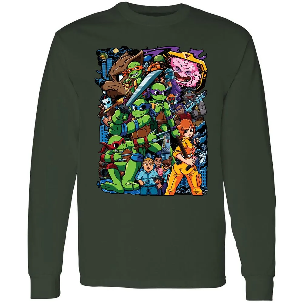 Long Sleeve T-Shirt - 213VCH8N - Forest Green - 4