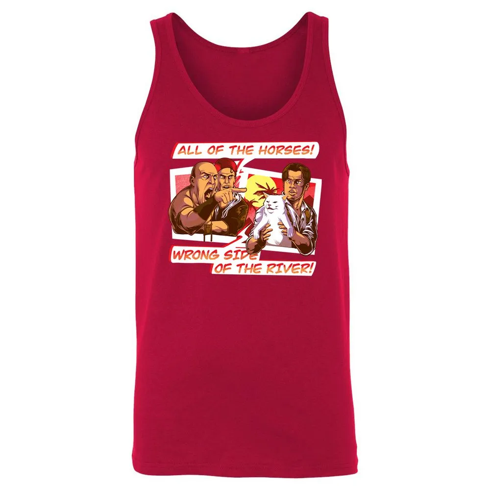 Unisex Jersey Tank - XE1WA5NQ - Red - 11