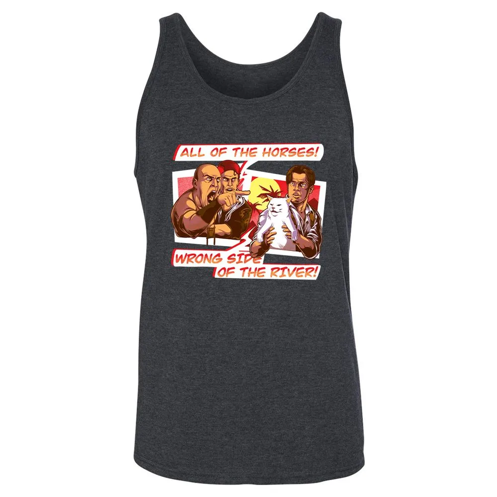 Unisex Jersey Tank - XE1WA5NQ - Dark Grey Heather - 6