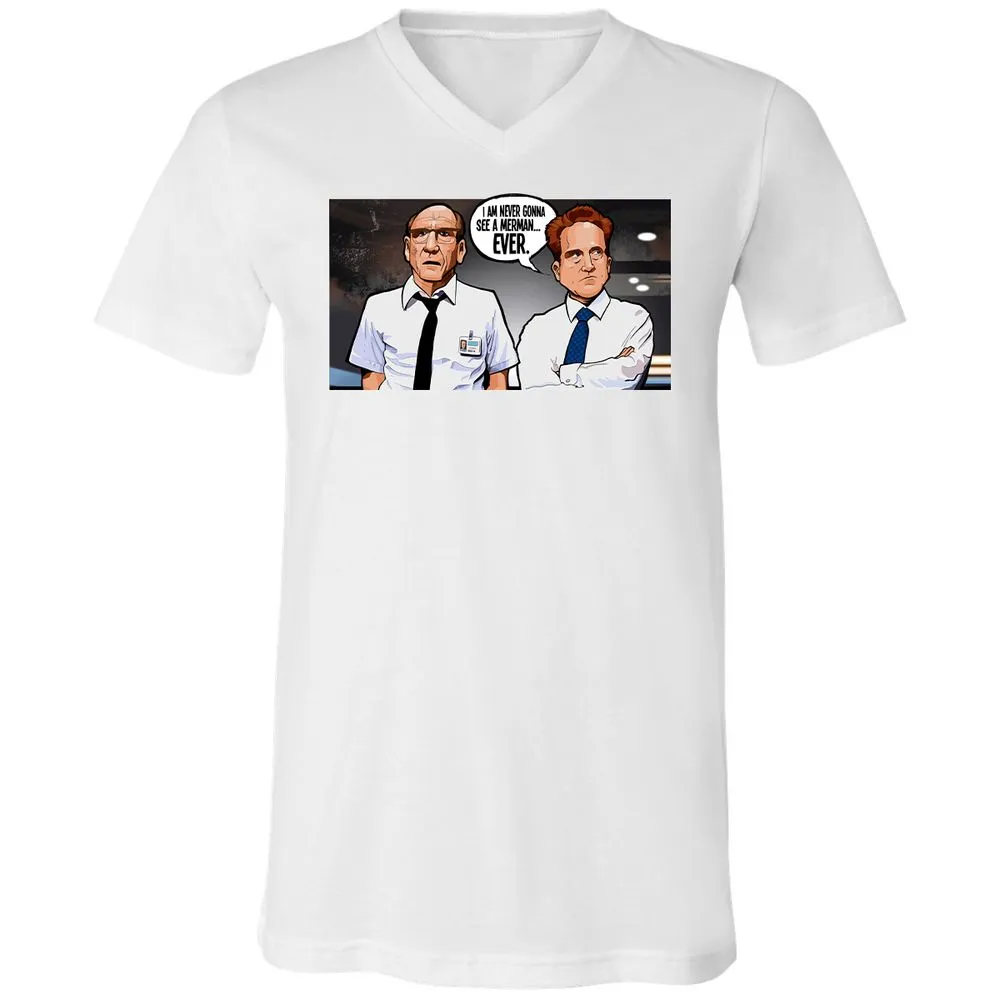 Unisex V-Neck T-Shirt - DQXVH9XS - White - 5