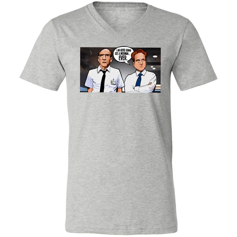 Unisex V-Neck T-Shirt - DQXVH9XS - Athletic Heather - 7