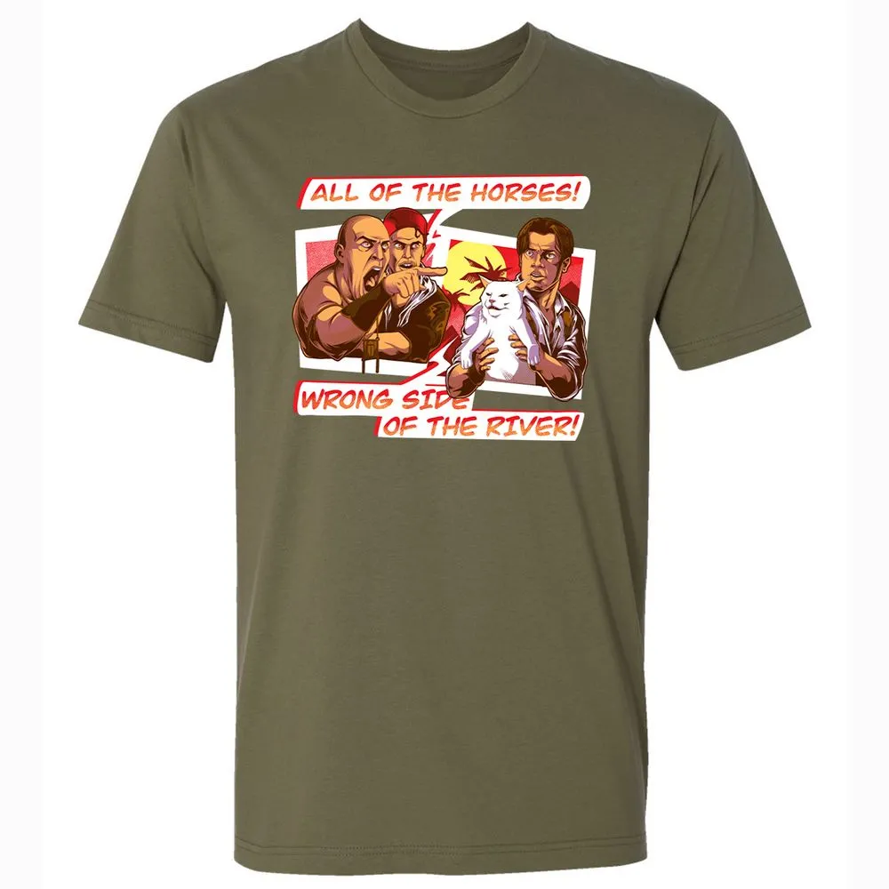 Premium Unisex T-Shirt - 73RW33R9 - Military Green - 5