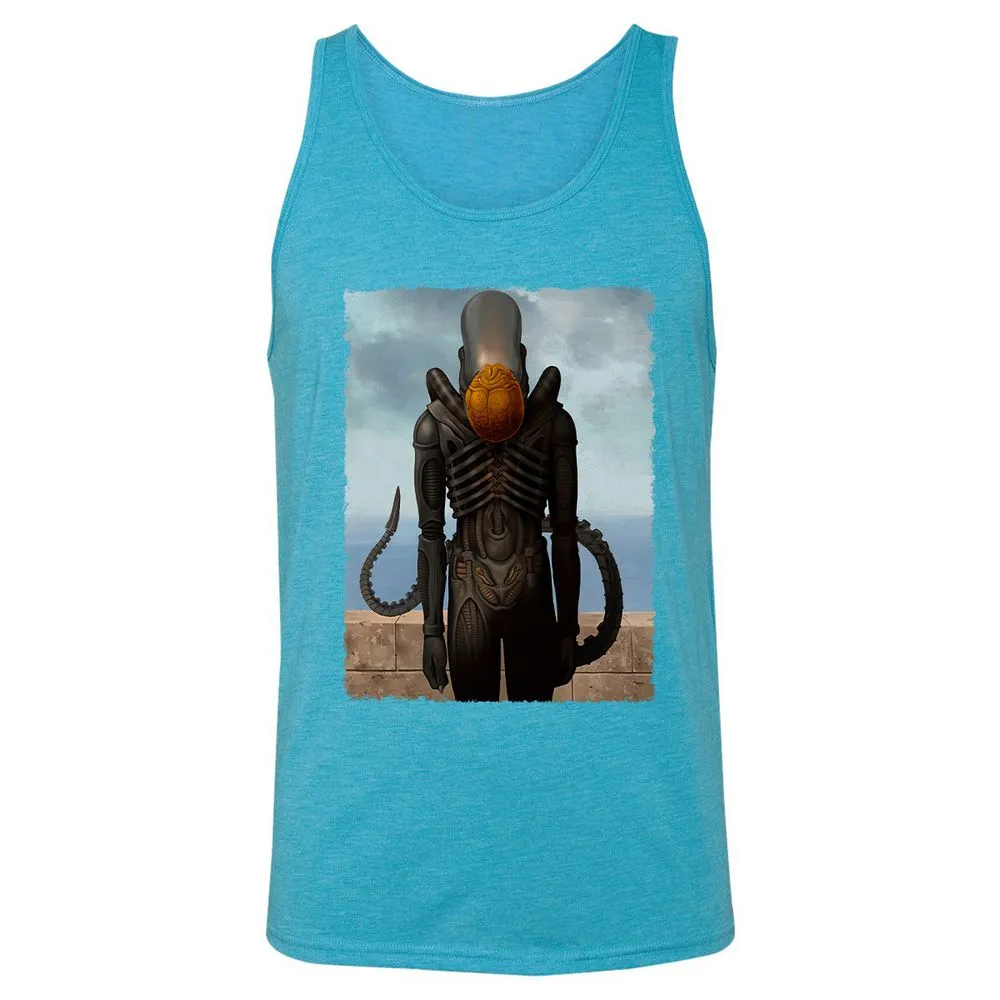 Unisex Jersey Tank - AJH2ZAY4 - Aqua Triblend - 3