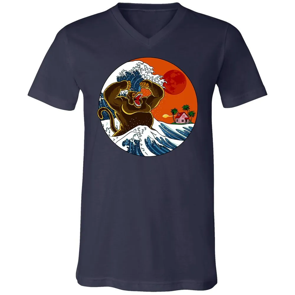 Unisex V-Neck T-Shirt - S7944W6C - Navy - 2