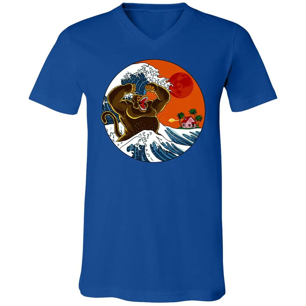 Unisex V-Neck T-Shirt - S7944W6C - True Royal - 4