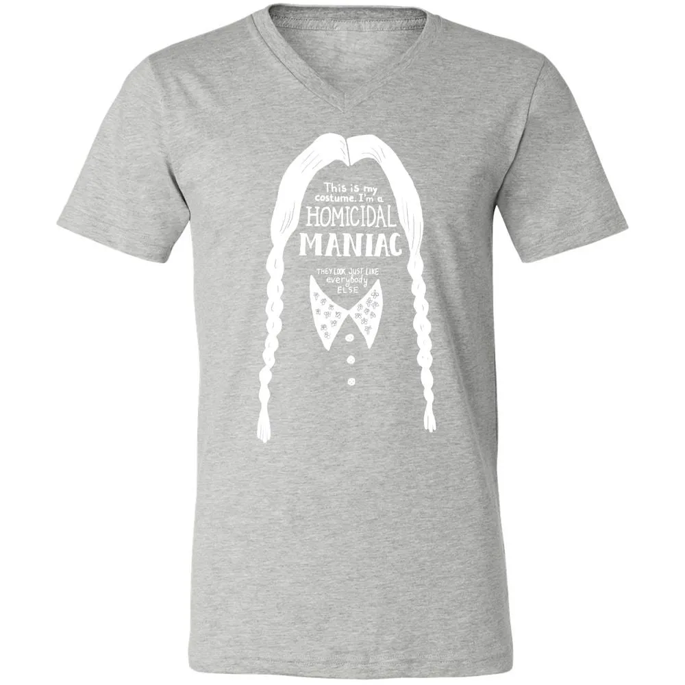 Unisex V-Neck T-Shirt - TSAJ5DW8 - Athletic Heather - 7