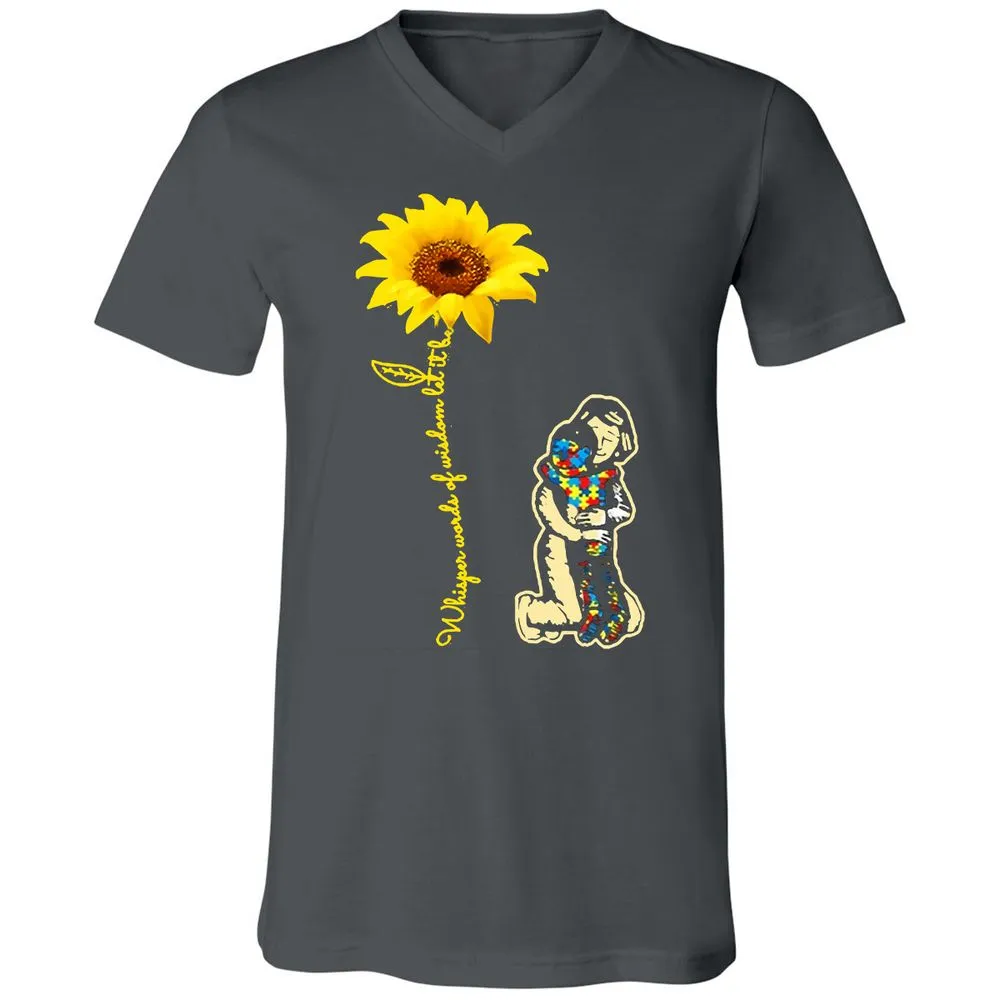 Unisex V-Neck T-Shirt - 4SWCKU3W - Asphalt - 12