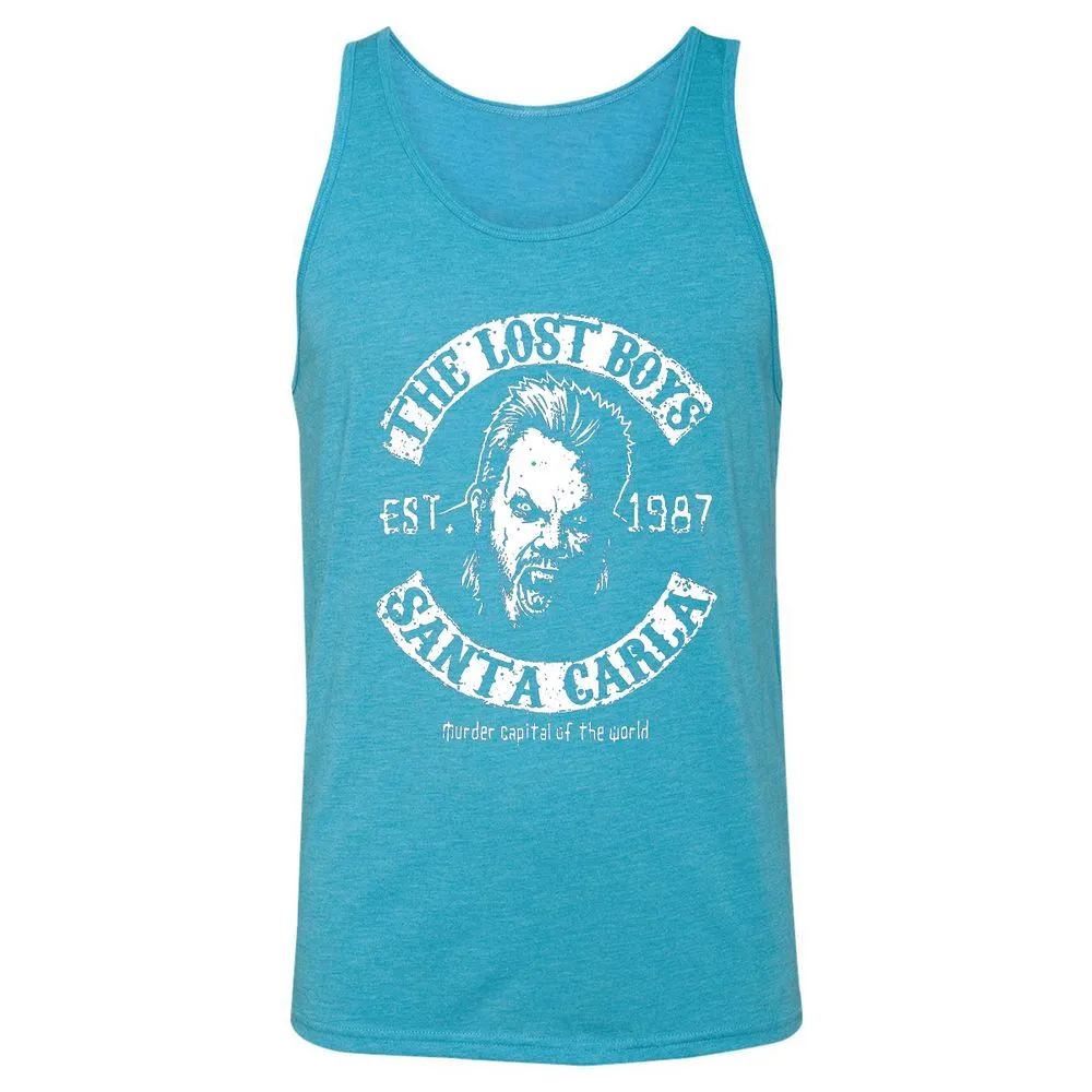 Unisex Jersey Tank - MYPSTUKY - Aqua Triblend - 3