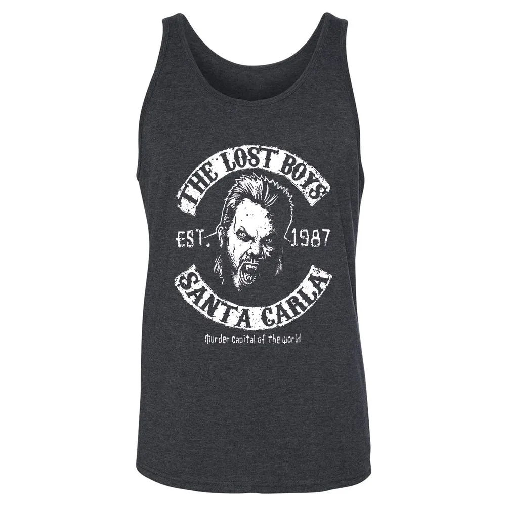 Unisex Jersey Tank - MYPSTUKY - Dark Grey Heather - 6