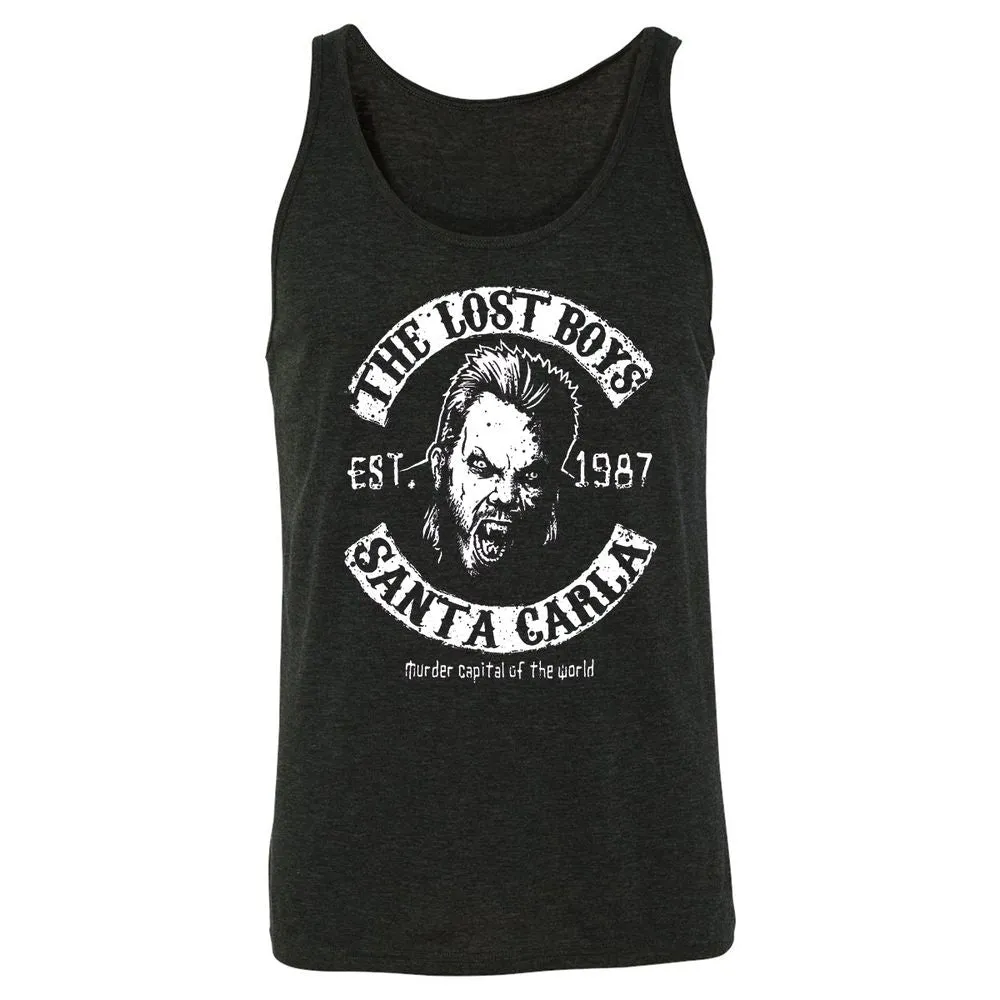 Unisex Jersey Tank - MYPSTUKY - Charcoal Black Triblend - 5