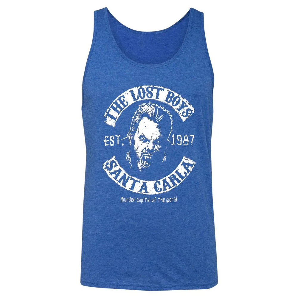 Unisex Jersey Tank - MYPSTUKY - True Royal Triblend - 12