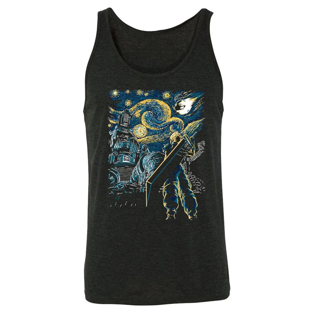 Unisex Jersey Tank - A9F3B4Q6 - Charcoal Black Triblend - 5