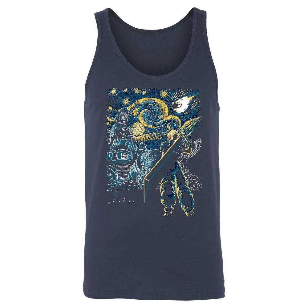 Unisex Jersey Tank - A9F3B4Q6 - Navy - 2