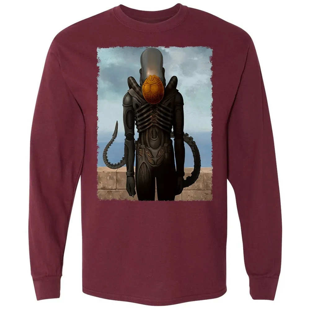 Long Sleeve T-Shirt - 9BQJ2ACC - Maroon - 11