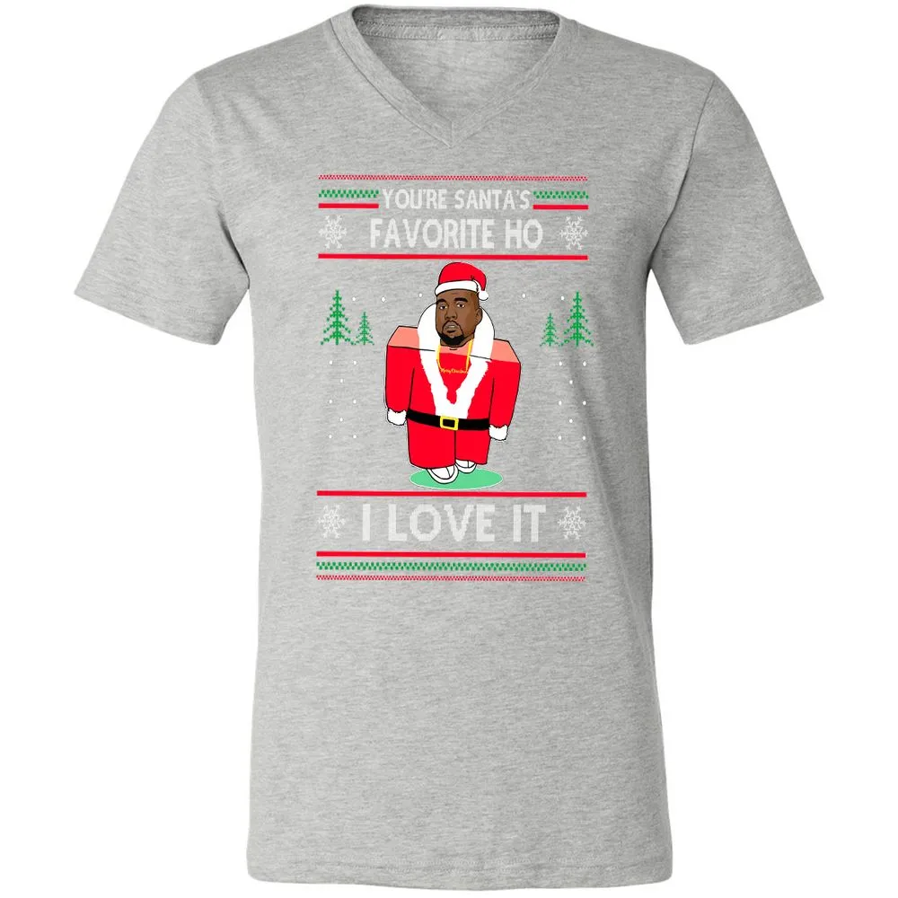 Unisex V-Neck T-Shirt - KAYDA7EP - Athletic Heather - 7