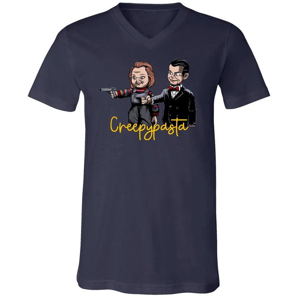 Unisex V-Neck T-Shirt - RMA5GQM2 - Navy - 2