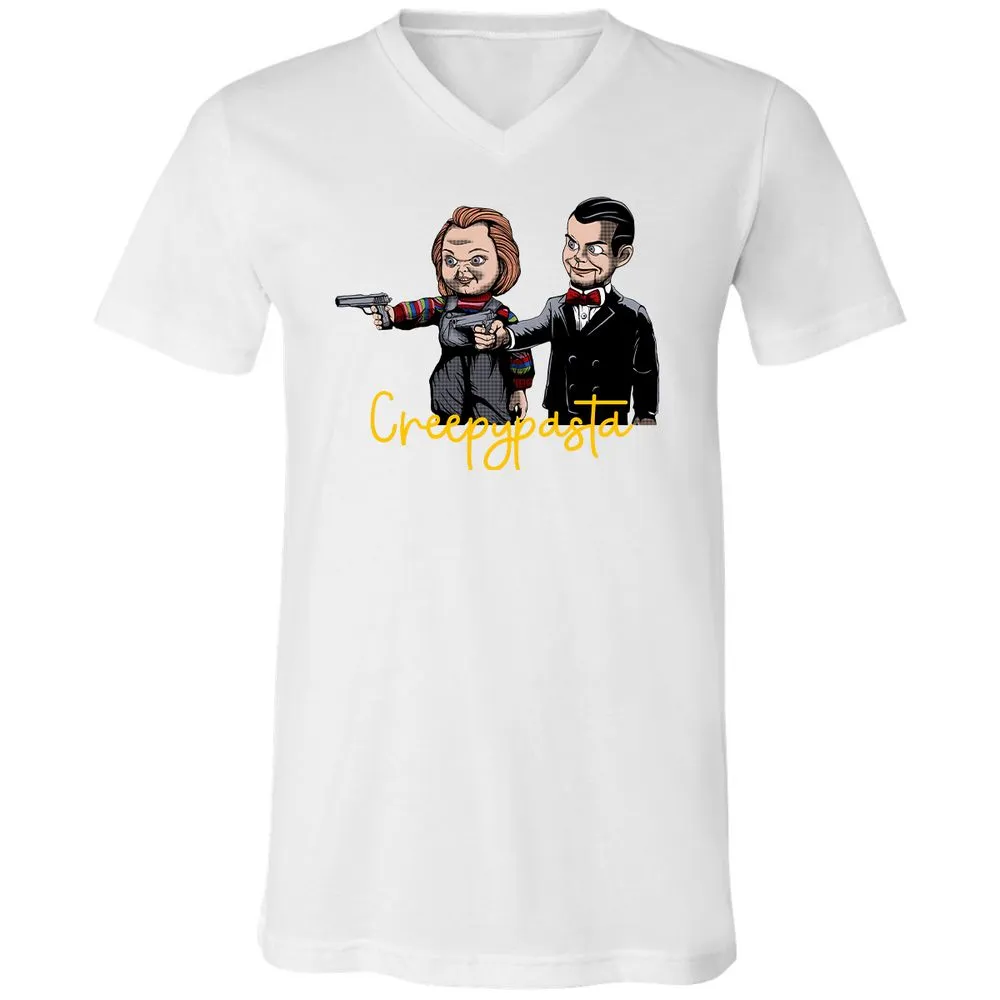 Unisex V-Neck T-Shirt - RMA5GQM2 - White - 5