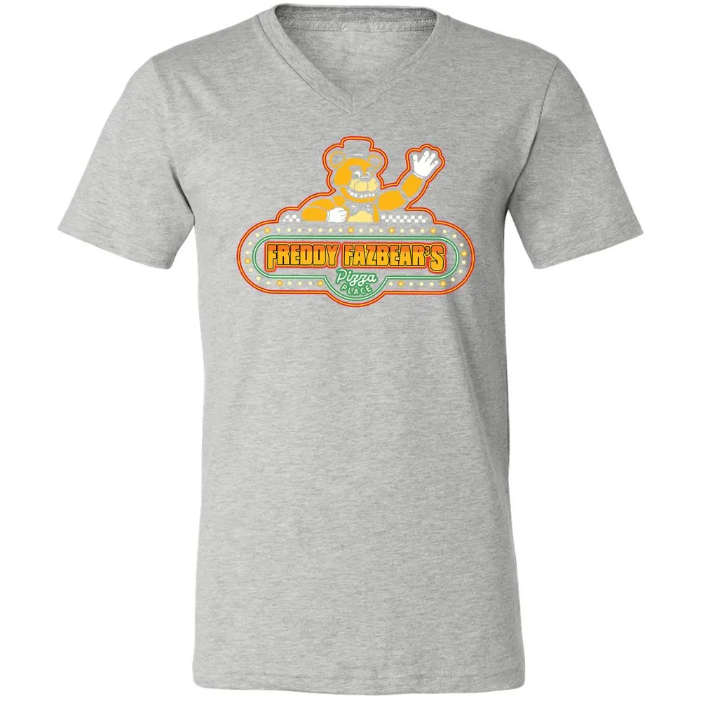 Unisex V-Neck T-Shirt - 1QRD4ADX - Athletic Heather - 7