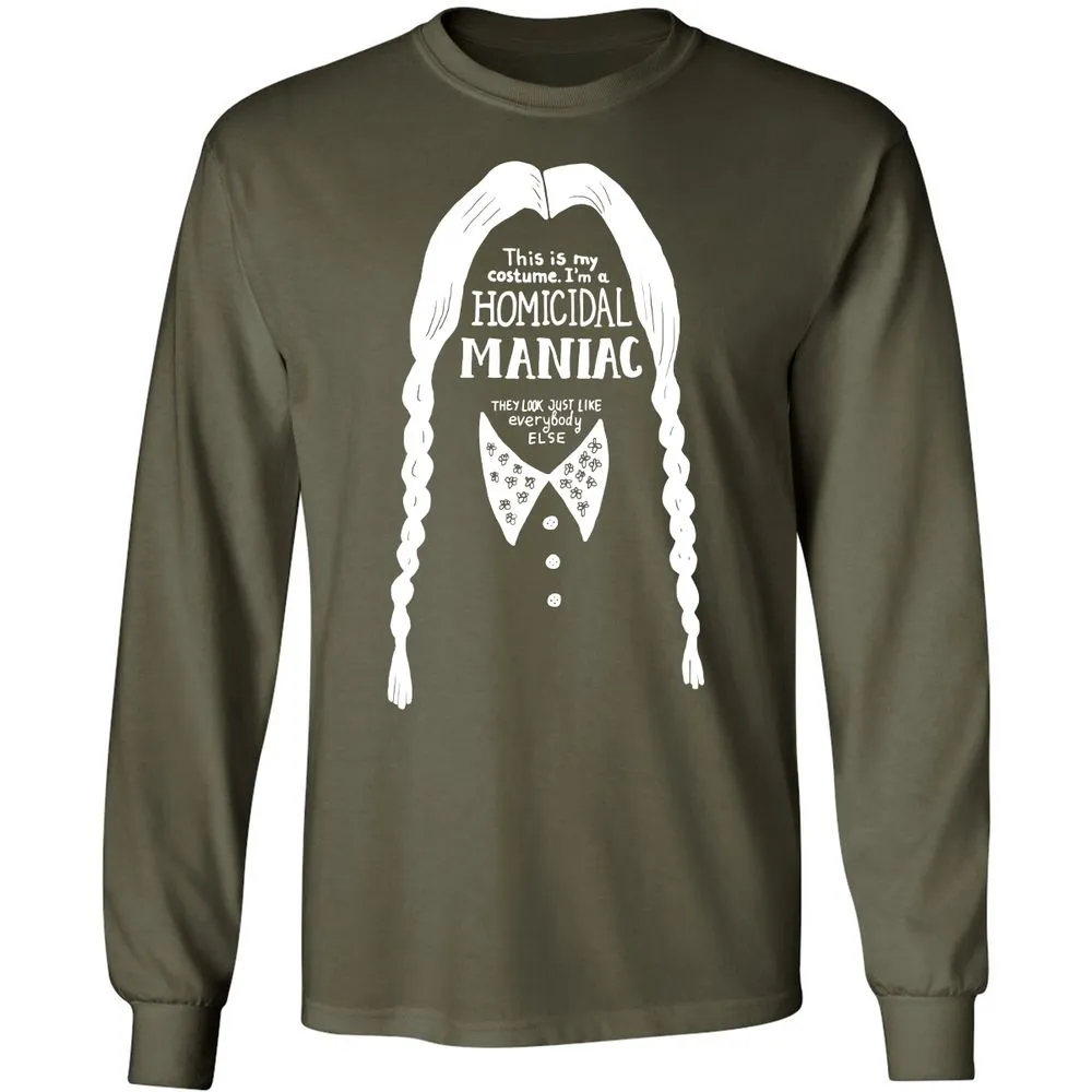 Long Sleeve T-Shirt - 5VTNYJJR - Military Green - 16