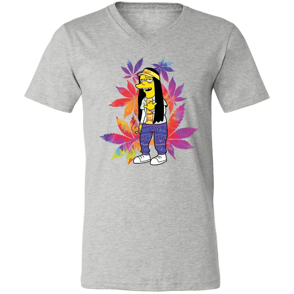 Unisex V-Neck T-Shirt - Z6S3TX8D - Athletic Heather - 7