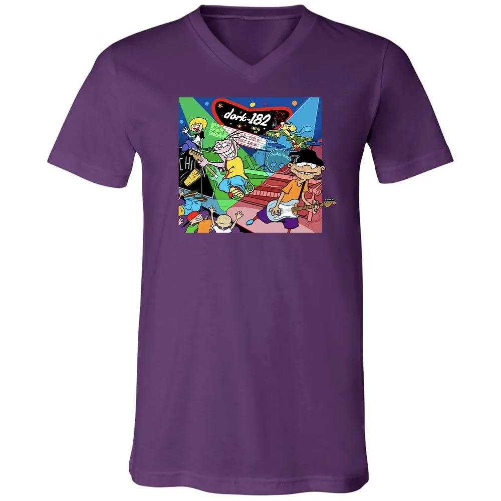 Unisex V-Neck T-Shirt - C5D5STCT - Team Purple - 9