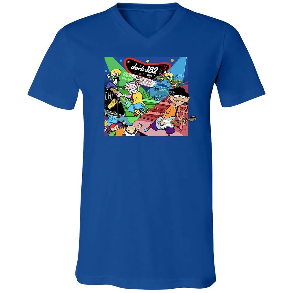 Unisex V-Neck T-Shirt - C5D5STCT - True Royal - 4
