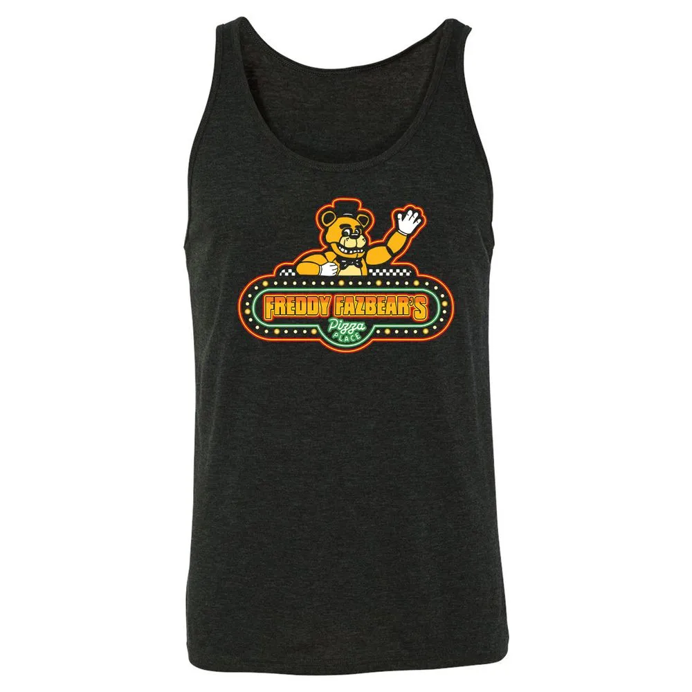 Unisex Jersey Tank - JE816RH7 - Charcoal Black Triblend - 5