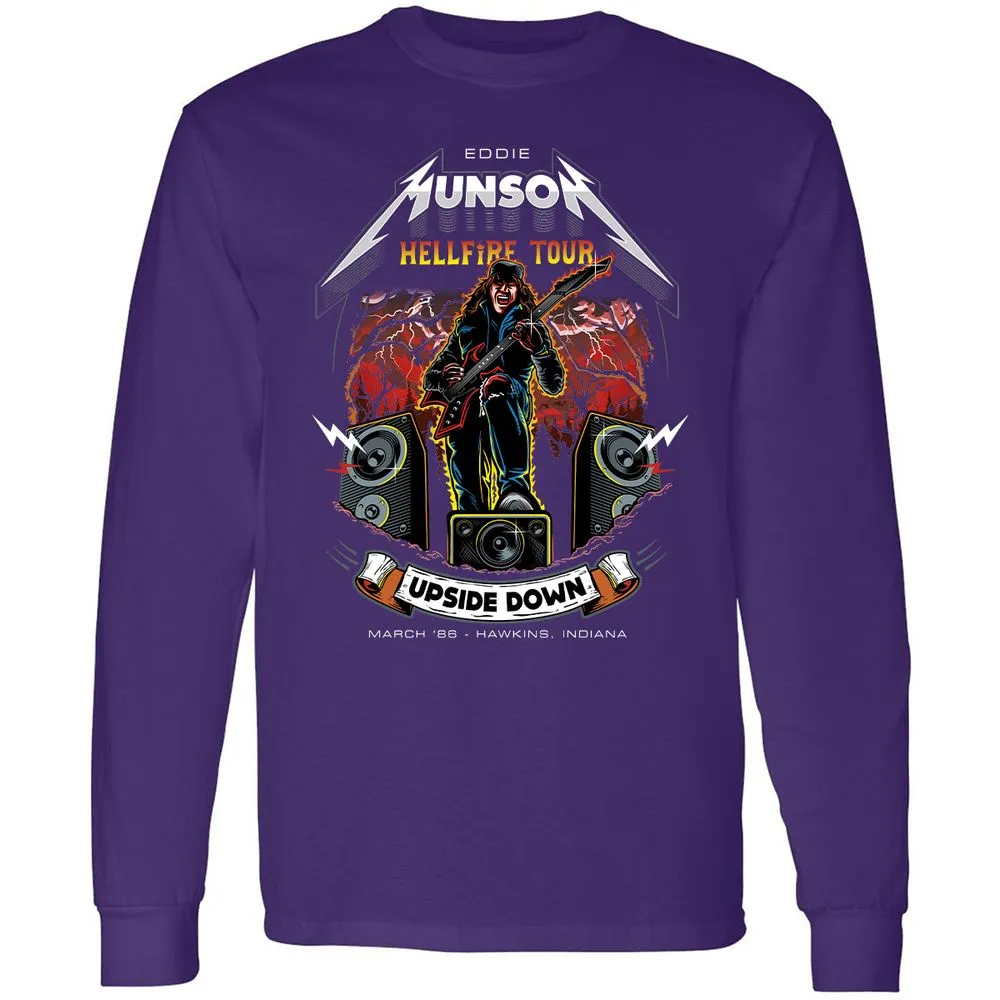 Long Sleeve T-Shirt - MVSTPU5Z - Purple - 13