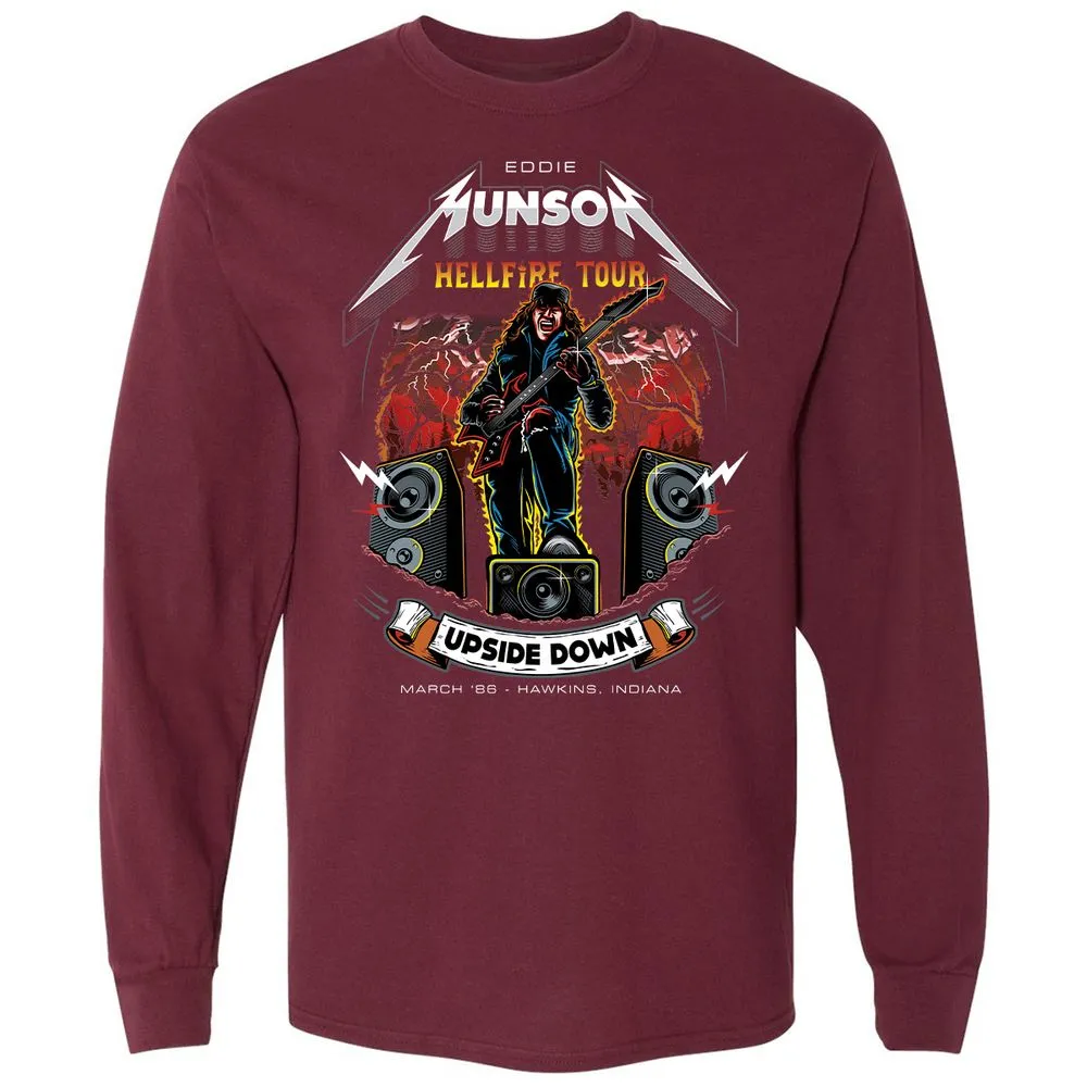 Long Sleeve T-Shirt - MVSTPU5Z - Maroon - 11