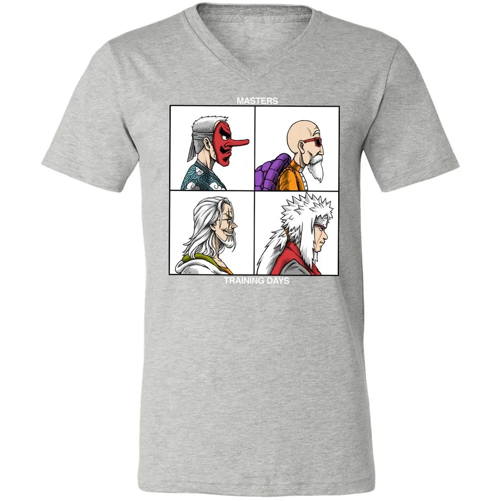 Unisex V-Neck T-Shirt - QCP7ZN2H - Athletic Heather - 7