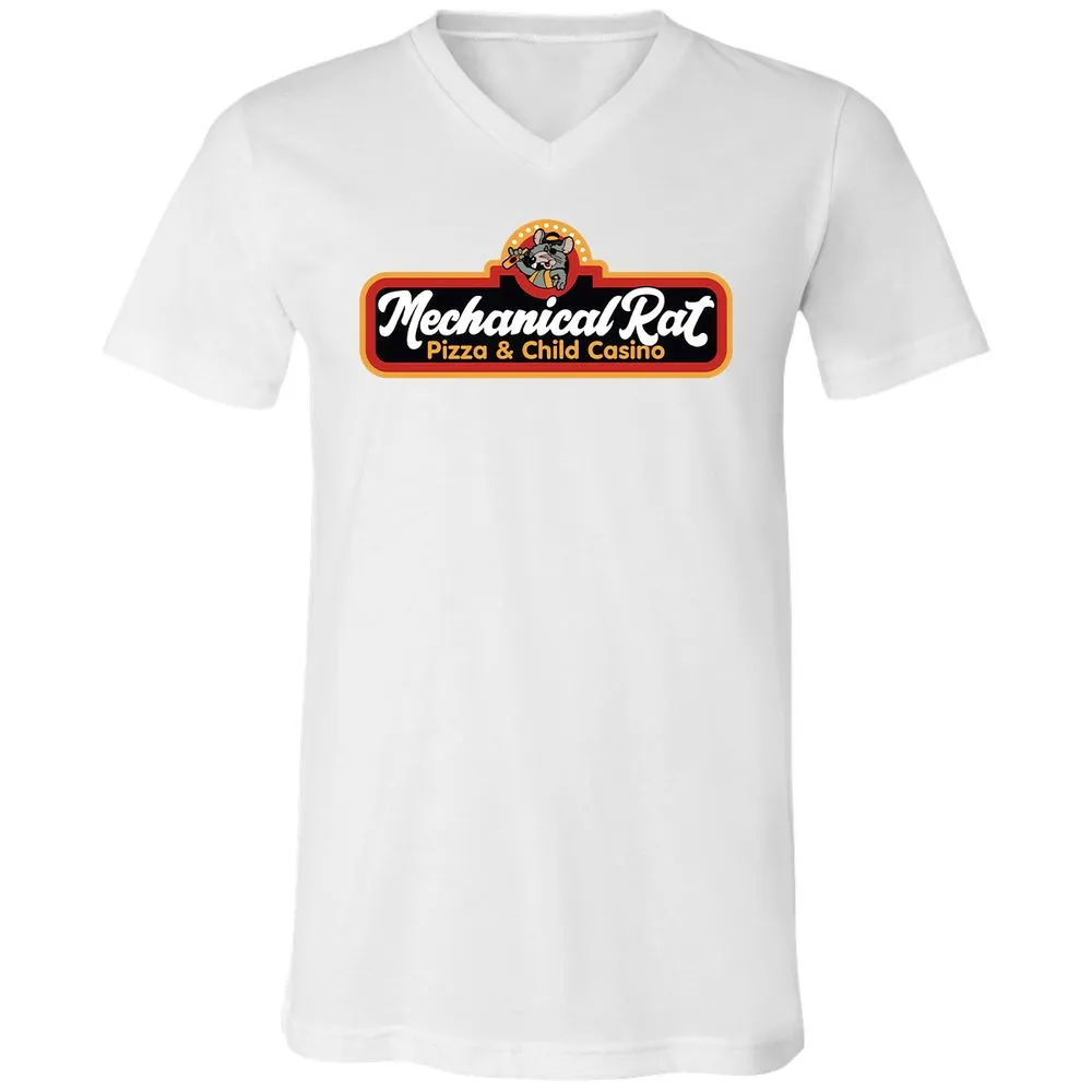 Unisex V-Neck T-Shirt - VVKVZ5FG - White - 5