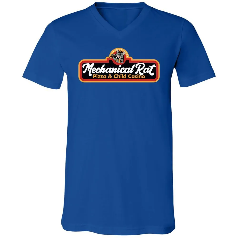 Unisex V-Neck T-Shirt - VVKVZ5FG - True Royal - 4