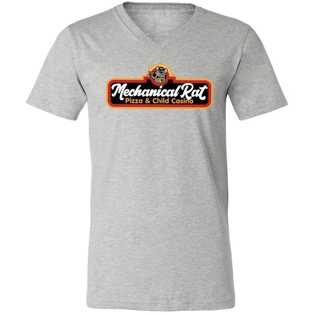 Unisex V-Neck T-Shirt - VVKVZ5FG - Athletic Heather - 7