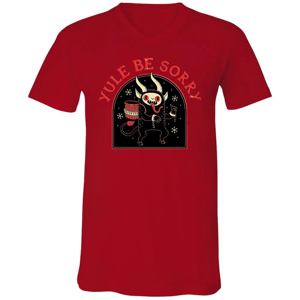 Unisex V-Neck T-Shirt - AU6GV39A - Red - 3