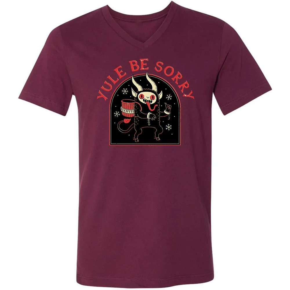 Unisex V-Neck T-Shirt - AU6GV39A - Maroon - 6