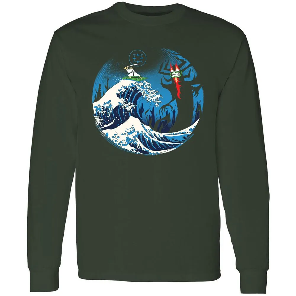 Long Sleeve T-Shirt - 68FD9F8U - Forest Green - 4