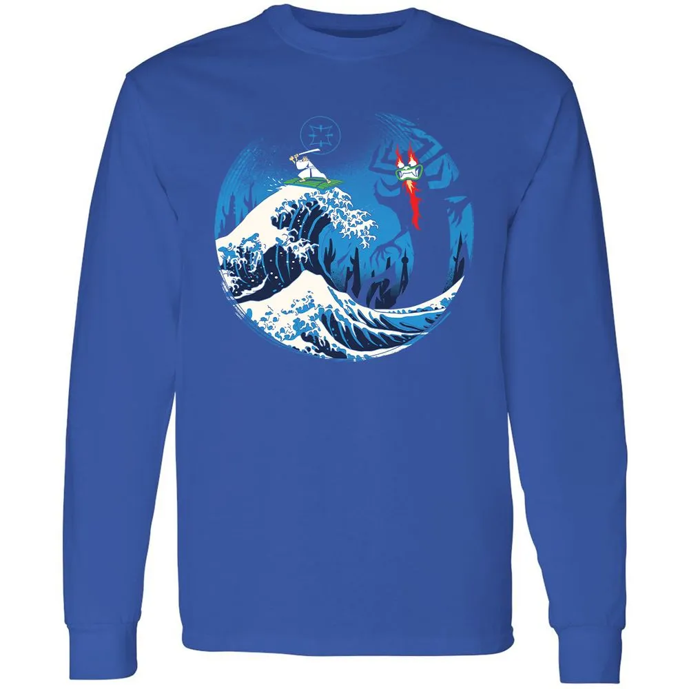 Long Sleeve T-Shirt - 68FD9F8U - Royal - 8