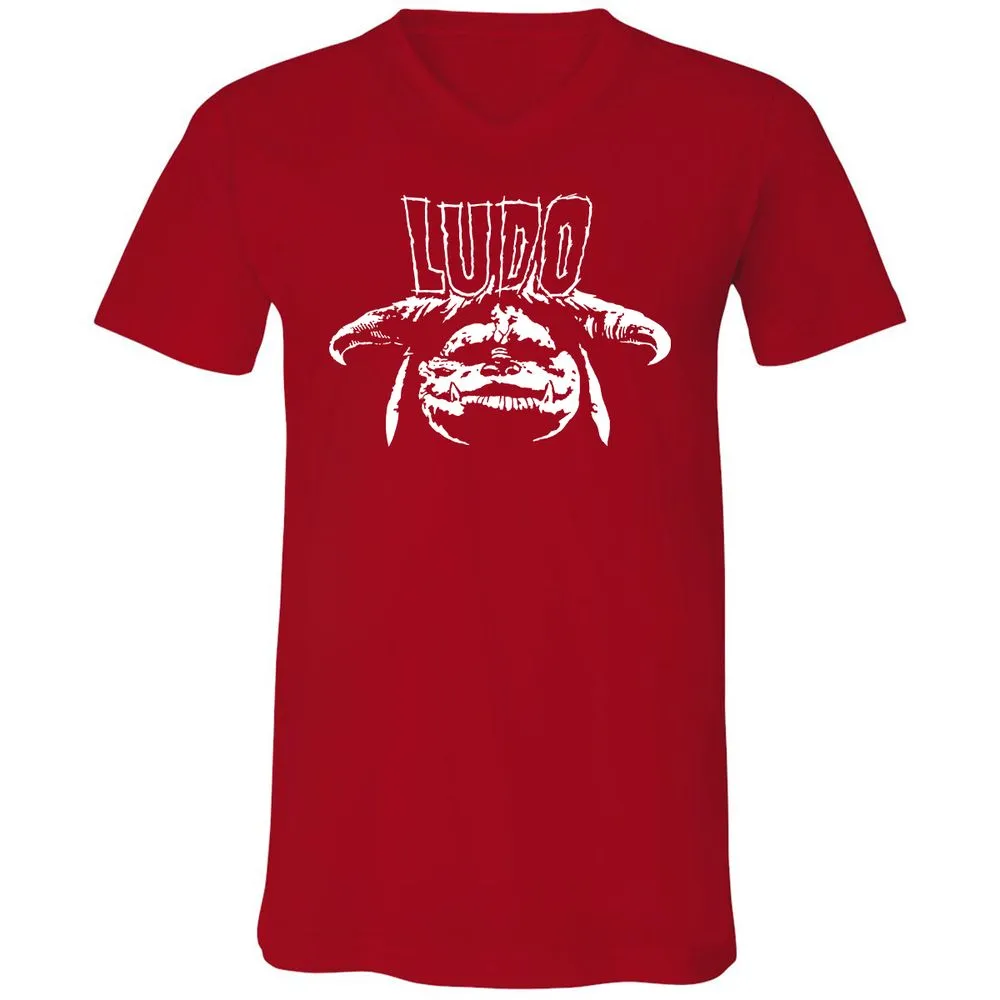 Unisex V-Neck T-Shirt - WY2V2PXT - Red - 3