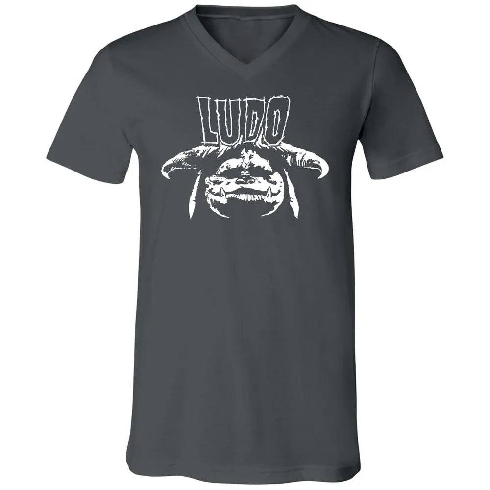 Unisex V-Neck T-Shirt - WY2V2PXT - Asphalt - 12