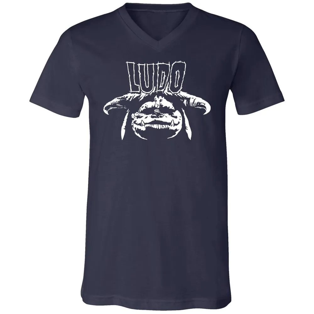 Unisex V-Neck T-Shirt - WY2V2PXT - Navy - 2