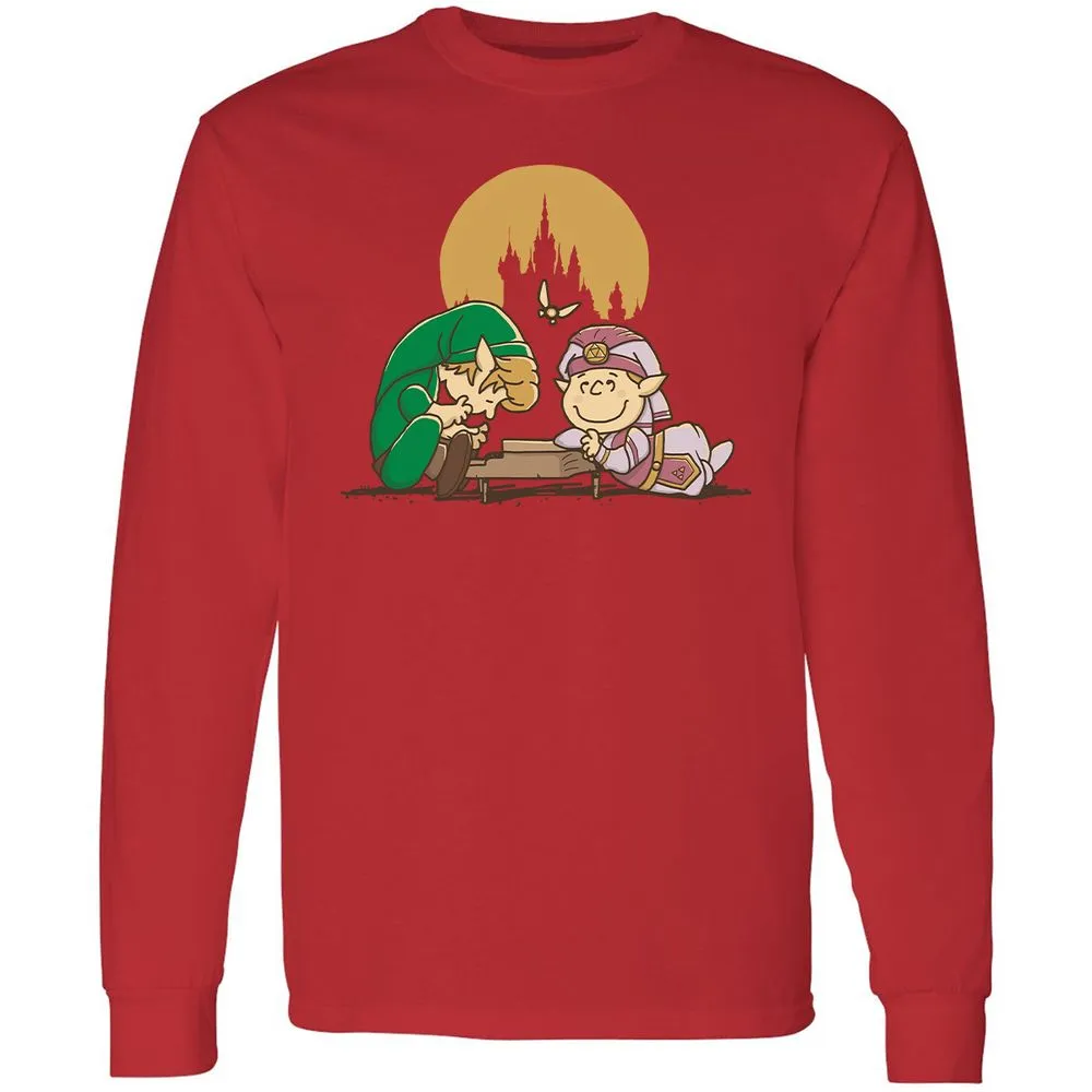 Long Sleeve T-Shirt - F5MEP7NY - Red - 14