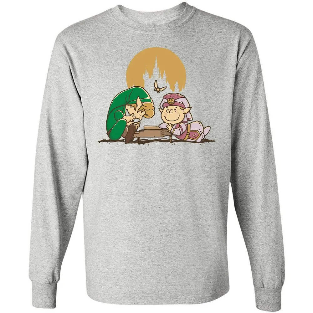 Long Sleeve T-Shirt - F5MEP7NY - Ash - 7