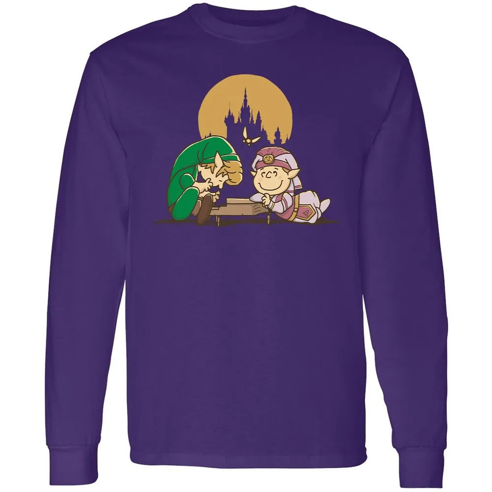 Long Sleeve T-Shirt - F5MEP7NY - Purple - 13