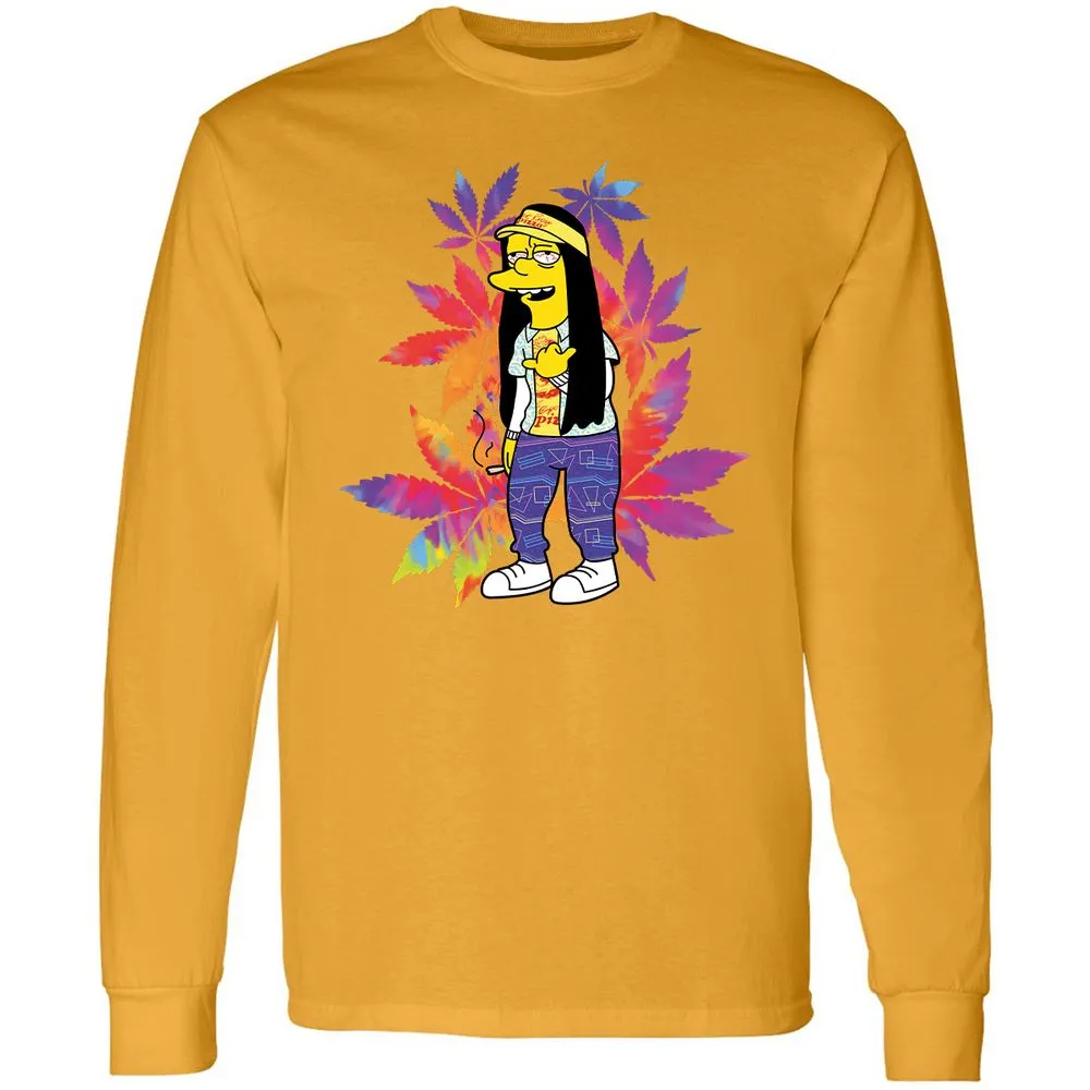 Long Sleeve T-Shirt - 5V6NKQSP - Gold - 9