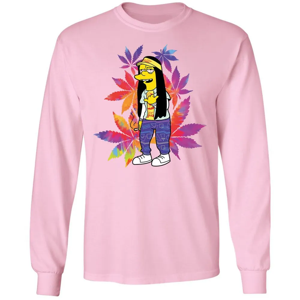 Long Sleeve T-Shirt - 5V6NKQSP - Light Pink - 3