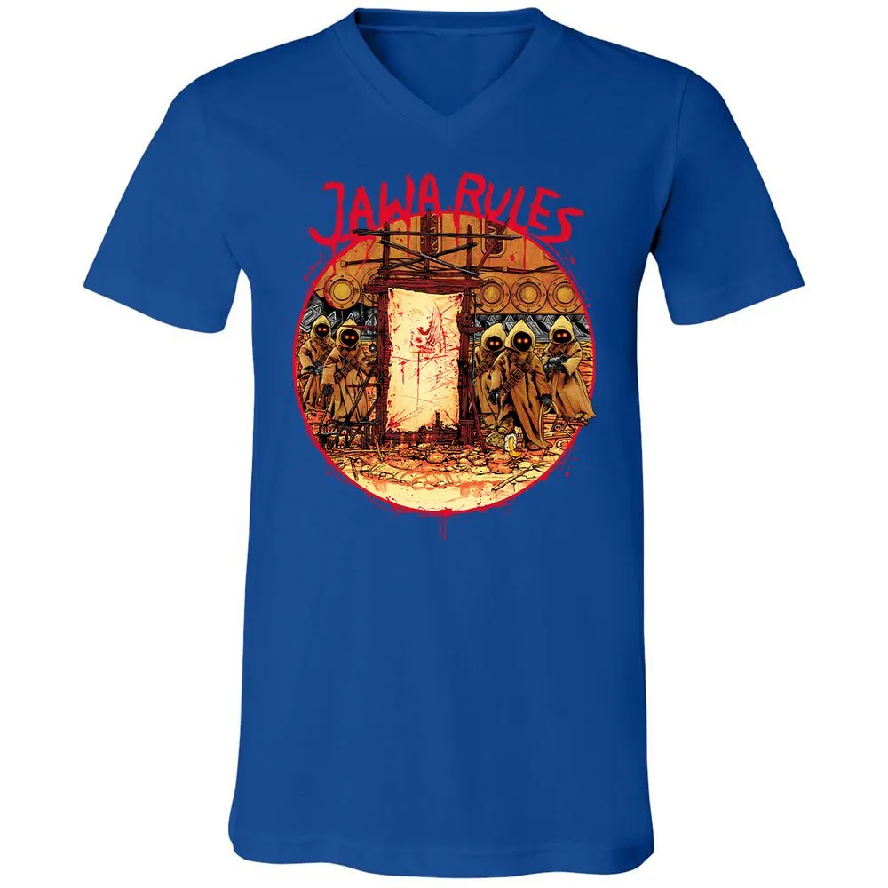 Unisex V-Neck T-Shirt - WBMRSXR2 - True Royal - 4