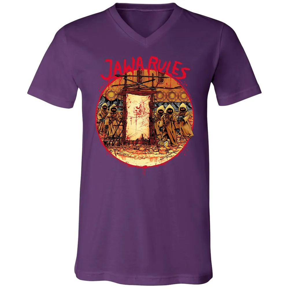 Unisex V-Neck T-Shirt - WBMRSXR2 - Team Purple - 9