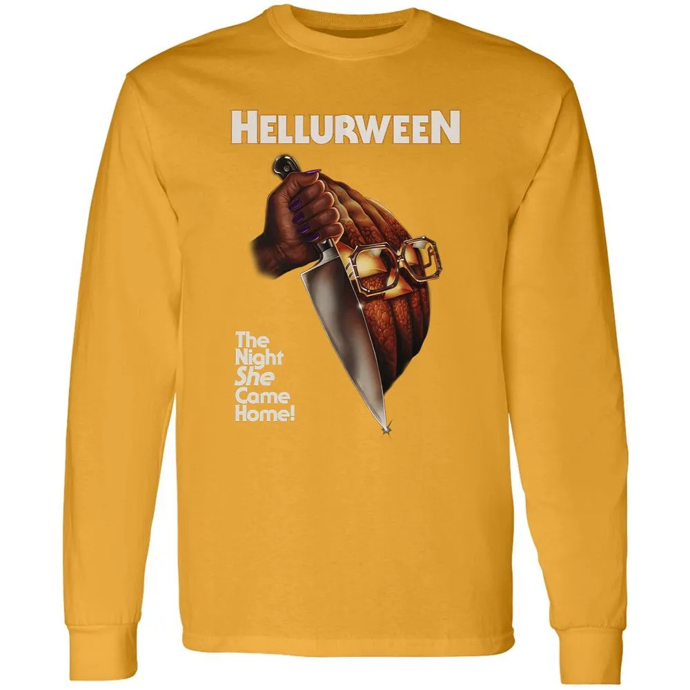 Long Sleeve T-Shirt - 8F7VSQPC - Gold - 9